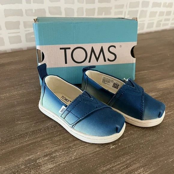 Toms | Shoes | Nib Toms Toddler Ombr Blue Shoes Size 5  display picture 1